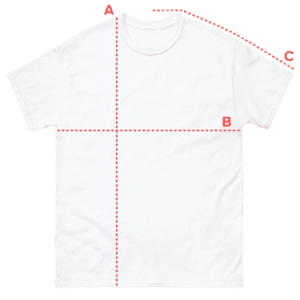 T-paita kokotaulukko