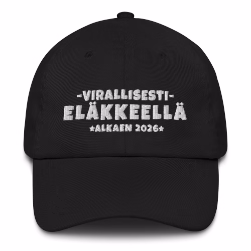 Virallisesti eläkkeellä alkaen 2026 | Lippis
